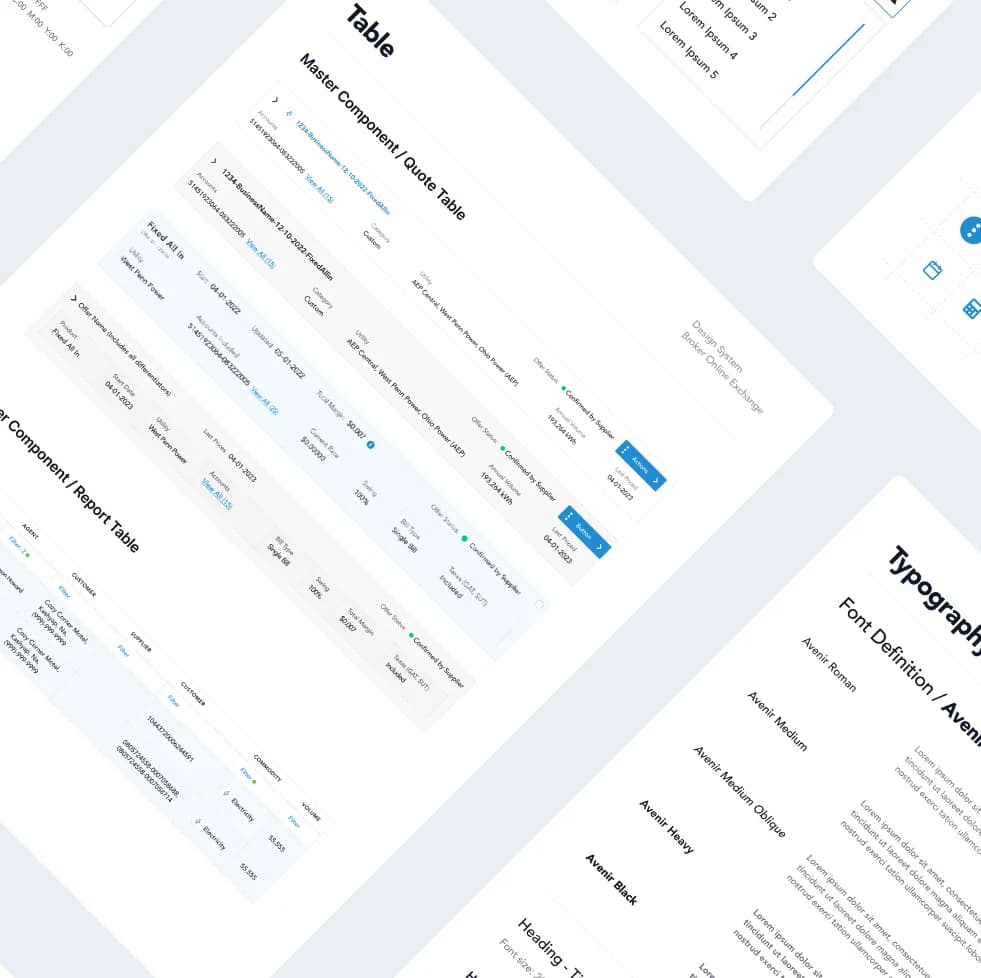 Broker Online Exchange — Quotes table